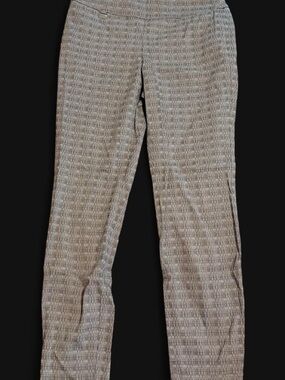 Alfani Black and Gray Textured Knit Trousers